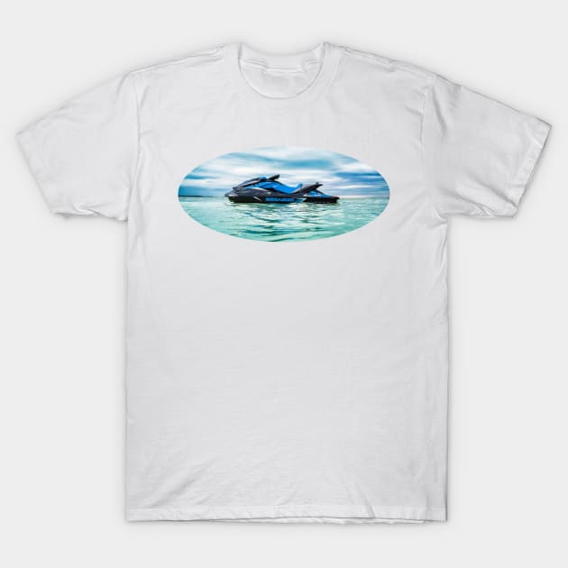 Blue GTR Sea Doo T-Shirt by Pam069